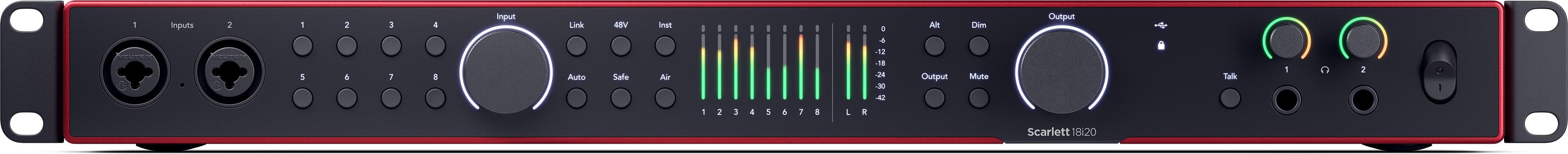 Focusrite Scarlett 18i20 - 4th Generation - Andertons Music Co